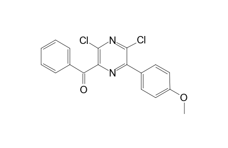 [3,5-Dichloro-6-(4-methoxyphenyl)pyrazin-2-yl](phenyl)methanone