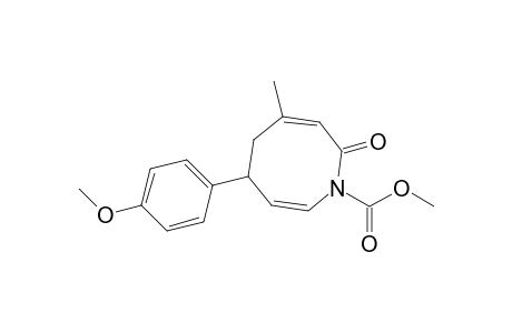 1-(Methoxycarbonyl)-4-methyl-6-(p-methoxyphenyl)-5,6-dihydroazocine-2(1H)-one
