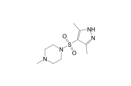 1-[(3,5-dimethyl-1H-pyrazol-4-yl)sulfonyl]-4-methylpiperazine