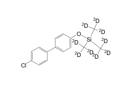4-[(nonadeuterio)trimethylsilyloxy]-4'-chlorobiphenyl