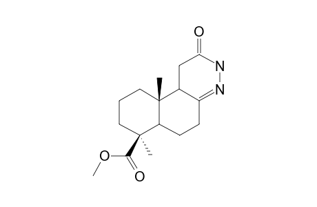 Methyl 7a,10ab-dimethyl-2-oxo-1,2,3,5,6,6a,7,8,9,10,10a,10b-dodecahydrobenzo[f]cinnoline-7b-carboxylate