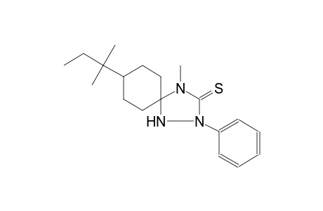 8-(1,1-Dimethyl-propyl)-4-methyl-2-phenyl-1,2,4-triaza-spiro[4.5]decane-3-thione