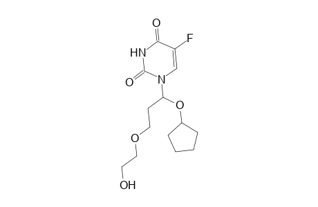(RS)-1-{[3-(2-Hydroxyethoxy)-1-cyclopentoxy]propyl}-5-fluorouracil