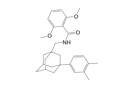Benzamide, N-[[3-(3,4-dimethylphenyl)tricyclo[3.3.1.1(3,7)]dec-1-yl]methyl]-2,6-dimethoxy-