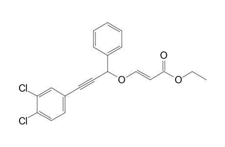 (+-)-Ethyl (E)-3-[3-(3,4-Dichlorophenyl)-1-phenylprop-2-ynyloxy]-acrylate