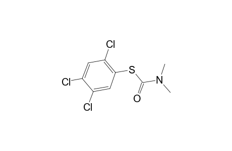 N,N-dimethylcarbamothioic acid S-(2,4,5-trichlorophenyl) ester