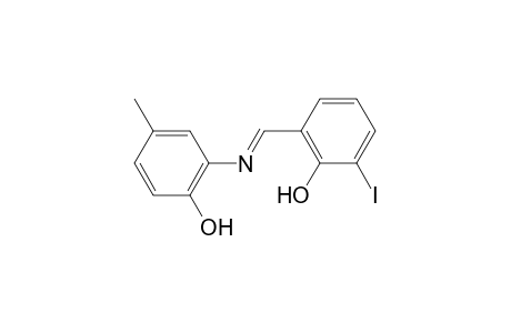 2-[(3-Iodosalicylidene)amino]-4-methylphenol