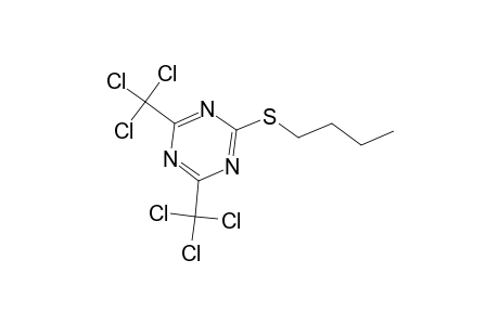 1,3,5-Triazine, 2-(butylthio)-4,6-bis(trichloromethyl)-