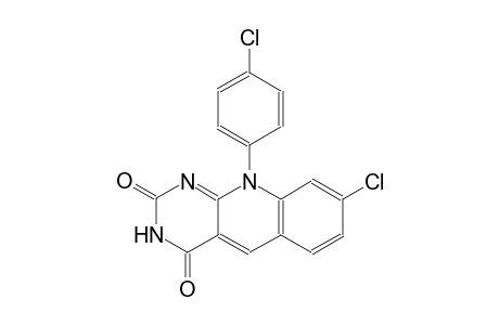 pyrimido[4,5-b]quinoline-2,4(3H,10H)-dione, 8-chloro-10-(4-chlorophenyl)-
