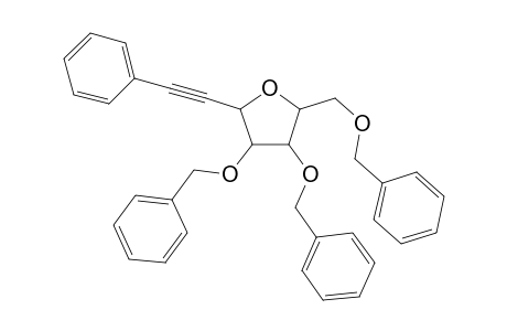 D-altro-Heptitol, 3,6-anhydro-1,1,2,2-tetradehydro-1,2-dideoxy-1-phenyl-4,5,7-tris-O-(phenylmethyl)-