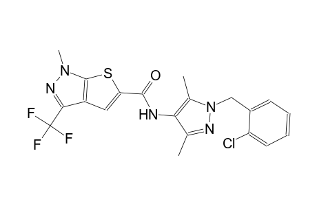 1H-thieno[2,3-c]pyrazole-5-carboxamide, N-[1-[(2-chlorophenyl)methyl]-3,5-dimethyl-1H-pyrazol-4-yl]-1-methyl-3-(trifluoromethyl)-