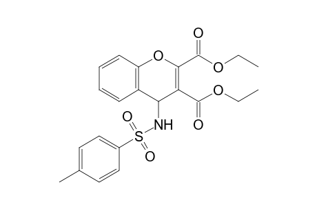 Diethyl 4-(4-methylphenylsulfonamido)-4H-chromene-2,3-dicarboxylate