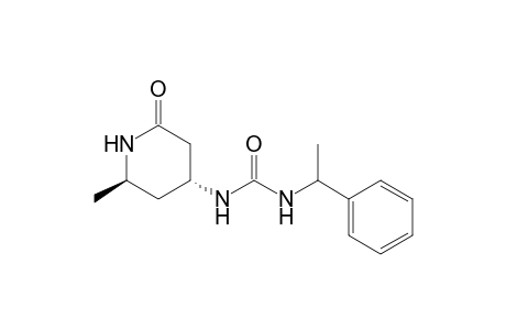 Urea, N-(2-methyl-6-oxo-4-piperidinyl)-N'-(1-phenylethyl)-, [2R-[2.alpha.,4.beta.(S*)]]-