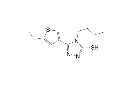 4-butyl-5-(5-ethyl-3-thienyl)-4H-1,2,4-triazol-3-yl hydrosulfide