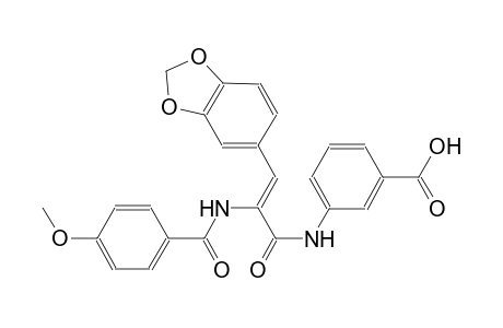 benzoic acid, 3-[[(2Z)-3-(1,3-benzodioxol-5-yl)-2-[(4-methoxybenzoyl)amino]-1-oxo-2-propenyl]amino]-