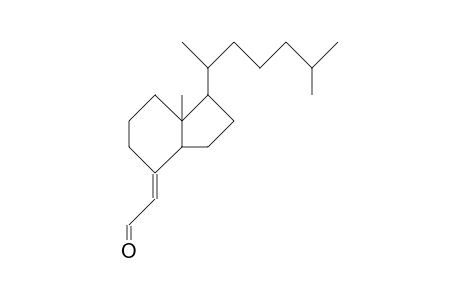 cis-1-(1,5-Dimethyl-hexyl)-8-methyl-4(E)-formylmethylidene-perhydro-indan