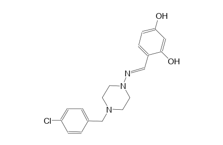 1,3-benzenediol, 4-[(E)-[[4-[(4-chlorophenyl)methyl]-1-piperazinyl]imino]methyl]-