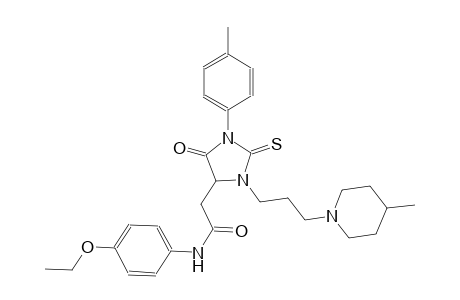 4-imidazolidineacetamide, N-(4-ethoxyphenyl)-1-(4-methylphenyl)-3-[3-(4-methyl-1-piperidinyl)propyl]-5-oxo-2-thioxo-