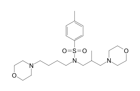 4-Methyl-N-(2-methyl-3-morpholin-4-yl-propyl)-N-(4-morpholin-4-ylbutyl)benzenesulfonamide