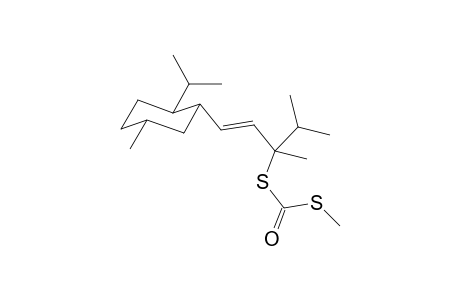 {[1'-Isopropyl-1'-methyl-3'-(2"-isopropyl-5"-methyl)cyclohexyl]allyl} Methyl .alpha.-Thiocarbonate
