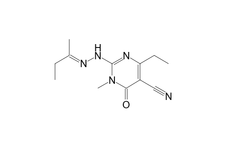 5-Cyano-4-ethyl-2-( 1'-methylpropylidene)hydrazino-1-methyl-6-oxo-1,6-dihydropyrimidine