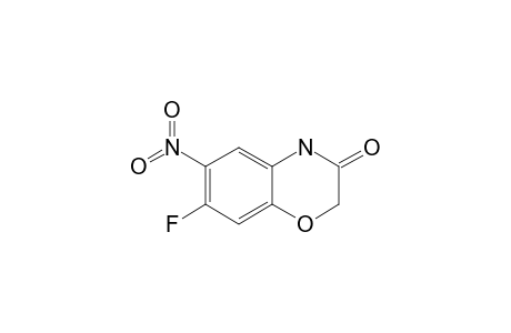 7-fluoro-6-nitro-4H-1,4-benzoxazin-3-one