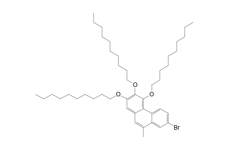 7-Bromo-2,3,4-tris(decyloxy)-9-methylphenanthrene