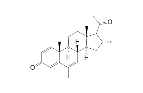 6,16-Alpha-dimethyl-1,6-bisdehydroprogesterone