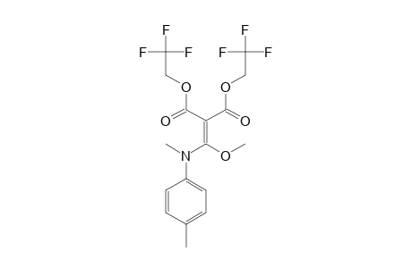 2-[methoxy-[methyl-(4-methylphenyl)amino]methylene]malonic acid bis(2,2,2-trifluoroethyl) ester