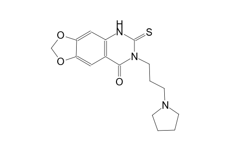 [1,3]dioxolo[4,5-g]quinazolin-8(5H)-one, 6,7-dihydro-7-[3-(1-pyrrolidinyl)propyl]-6-thioxo-