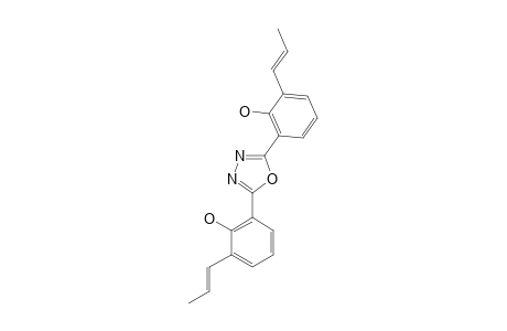 2,5-Bis[2-Hydroxy-3-(trans-1-propenyl)phenyl]-1,3,4-oxadiazole