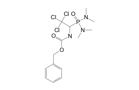 N-[1-bis(dimethylamino)phosphoryl-2,2,2-trichloro-ethyl]carbamic acid benzyl ester
