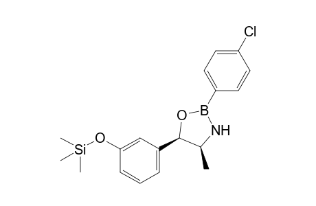 (4S,5R)-2-(4-chlorophenyl)-4-methyl-5-(3-(trimethylsilyloxy)phenyl)-1,3,2-oxazaborolidine