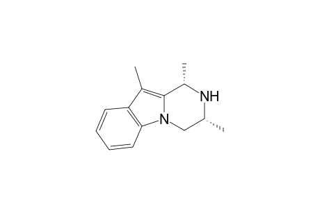Pyrazino[1,2-a]indole, 1,2,3,4-tetrahydro-1,3,10-trimethyl-, cis-