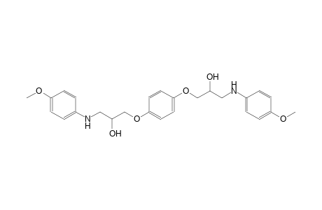 1-{4-[2-hydroxy-3-(4-methoxyanilino)propoxy]phenoxy}-3-(4-methoxyanilino)-2-propanol
