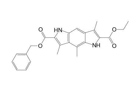 2-O-benzyl 6-O-ethyl 3,4,7-trimethyl-1,5-dihydropyrrolo[2,3-f]indole-2,6-dicarboxylate