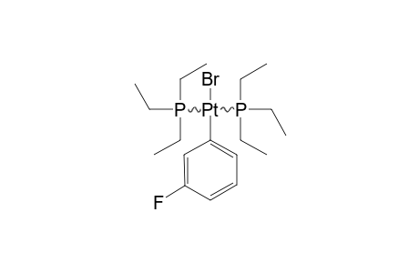 TRANS-BROMO-3-FLUOROPHENYL-BIS-(TRIETHYLPHOSPHINE)-PLATINUM-(II)