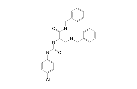 N-BENZYL-3-(BENZYLAMINO)-2-[3-(4-CHLOROPHENYL)-UREIDO]-PROPANAMIDE