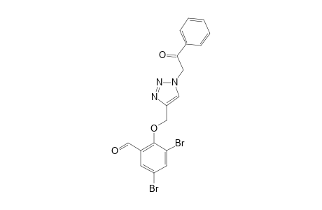 3,5-DIBROMO-2-[1-(2-OXO-2-PHENYLETHYL)-1H-[1,2,3]-TRIAZOL-4-YL-METHOXY]-BENZALDEHYDE