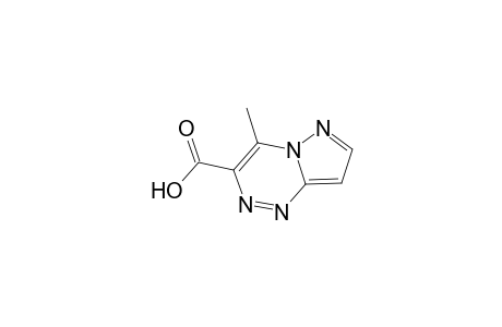 Pyrazolo[5,1-c]-as-triazine-3-carboxylic acid, 4-methyl-