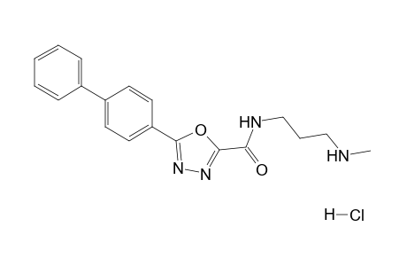 N-(3-Methylaminopropyl)-5-(biphenyl-4-yl)-1,3,4-oxadiazole-2-carboxamide hydrochloride