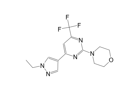 morpholine, 4-[4-(1-ethyl-1H-pyrazol-4-yl)-6-(trifluoromethyl)-2-pyrimidinyl]-