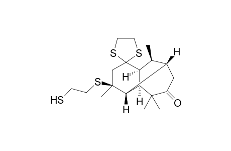 (3S,4R,5S,9S,10S,11S)-3-S-(1,2-Dimercaptoethyl)morelian-1,7-dione 1-ethylenedithioketal