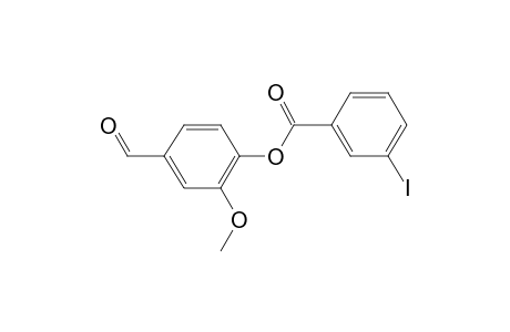 4-Formyl-2-methoxyphenyl 3-iodobenzoate