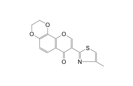 8-(4-methyl-1,3-thiazol-2-yl)-2,3-dihydro-7H-[1,4]dioxino[2,3-h]chromen-7-one