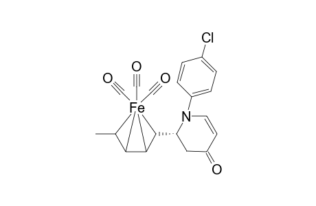 (6RS,1'RS,4'SR)-(1'E,3'E)-Tricarbonyliron[2,3-didehydro-1-p-chlorohenyl-6-(.eta.4-1',4')-1',3'-pentadienylpiperdin-4-one]
