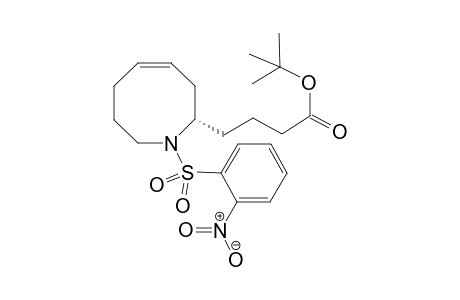 (+)-(S,Z)-tert-butyl 4-(1-(2-nitrophenylsulfonyl)-1,2,3,6,7,8-hexahydroazocin-2-yl)butanoate