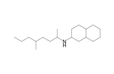 2-Naphthalenamine, N-(1,4-dimethylheptyl)decahydro-
