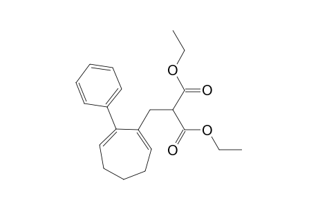 Propanedioic acid, [(7-phenyl-1,6-cycloheptadien-1-yl)methyl]-, diethyl ester
