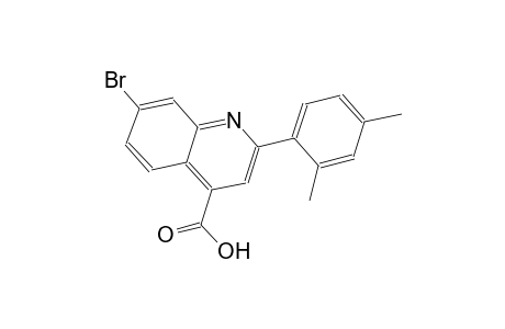 7-bromo-2-(2,4-dimethylphenyl)-4-quinolinecarboxylic acid